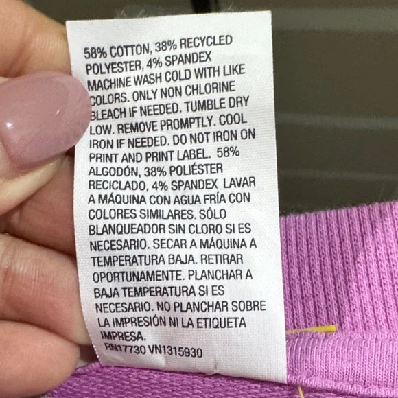 Size XXL All in motion Purple long sleeve - Picture 5 of 5